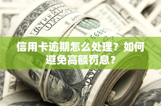 武汉信用卡逾期怎么处理？如何避免高额罚息？