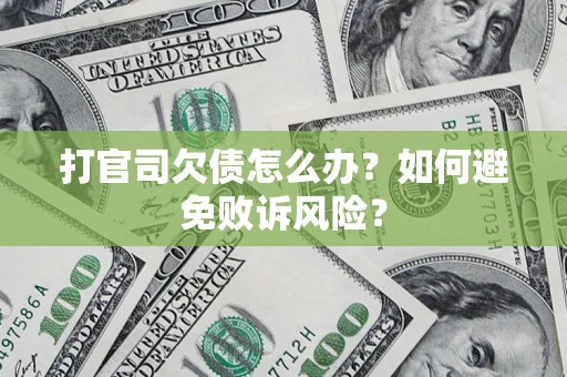 武汉打官司欠债怎么办？如何避免败诉风险？