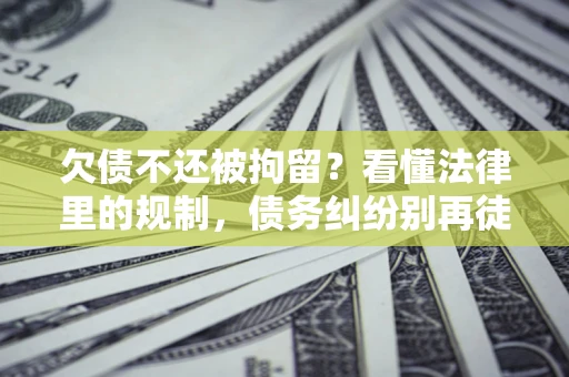 武汉欠债不还被拘留？看懂法律里的规制，债务纠纷别再徒劳奔波
