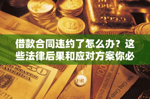 武汉借款合同违约了怎么办？这些法律后果和应对方案你必须知道