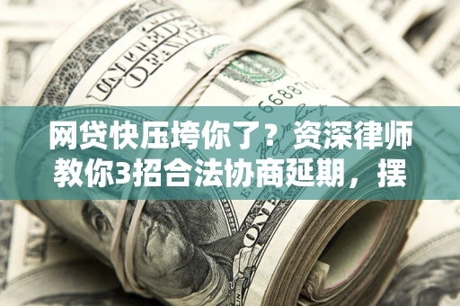武汉网贷快压垮你了？资深律师教你3招合法协商延期，摆脱暴力催收！