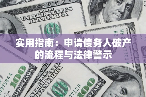 武汉实用指南：申请债务人破产的流程与法律警示